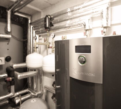 Wärmepumpenanlage von alpha innotec
